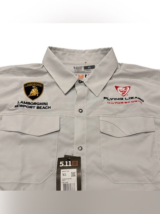 5.11 Tactical Freedom Flex short-sleeve shirt gray Lamborghini Race Shirt XL